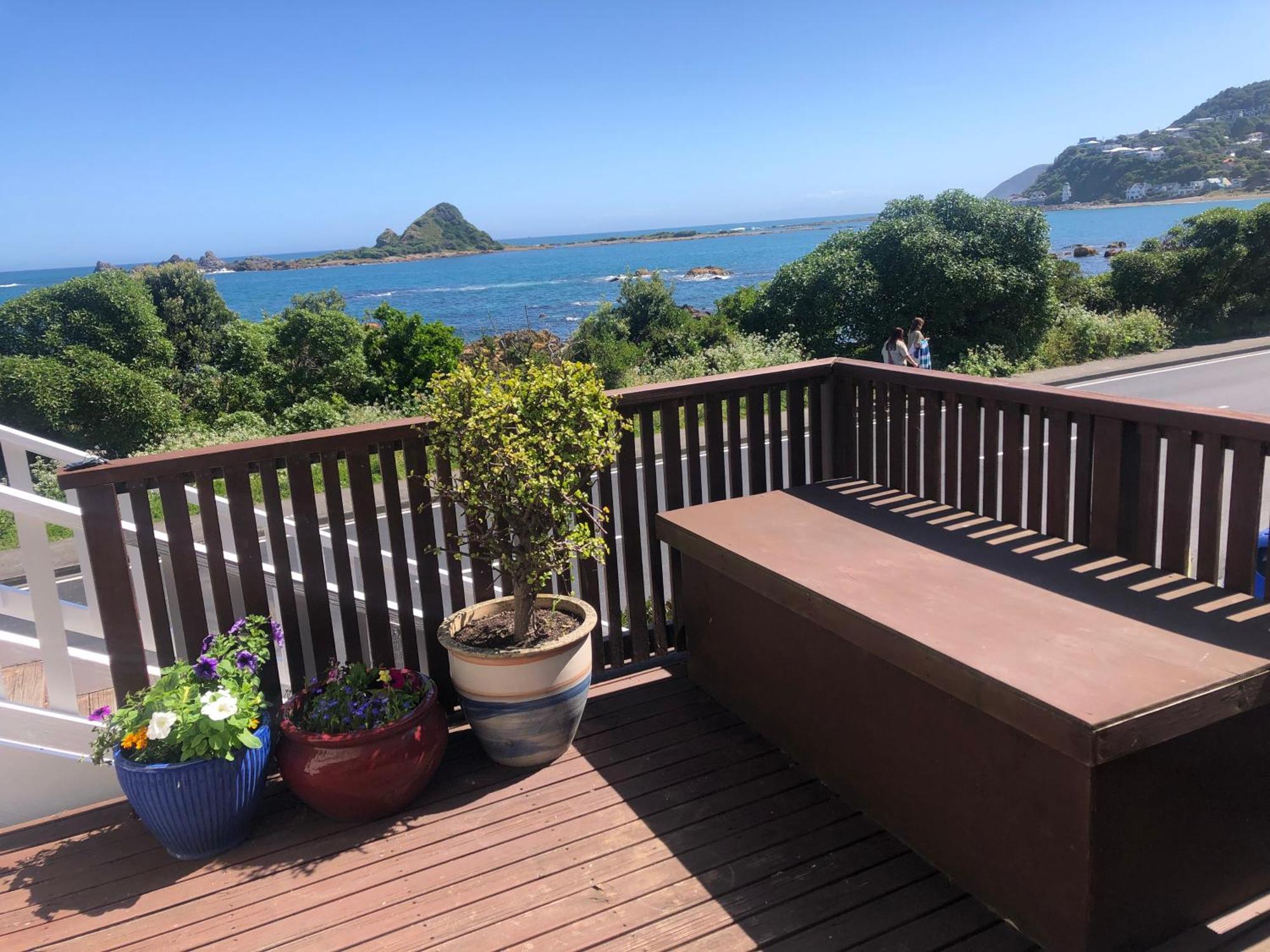 ウェリントンSeafront Haven In Island Bay With Deck, Outdoor Bath, And Parkingアパートメント エクステリア 写真